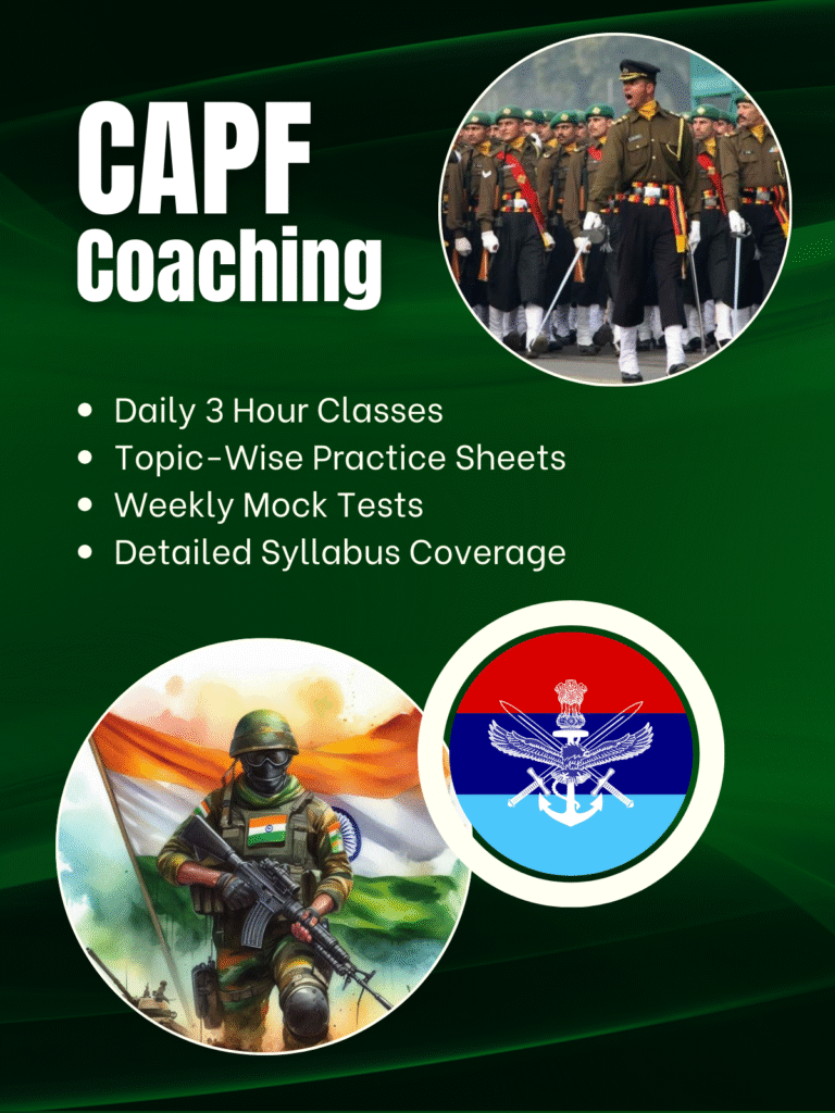 CAPF Coaching In Chandigarh